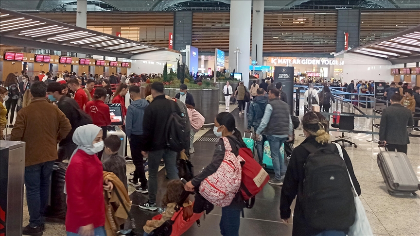 İstanbul Havalimanı’nda bayram tatili yoğunluğu